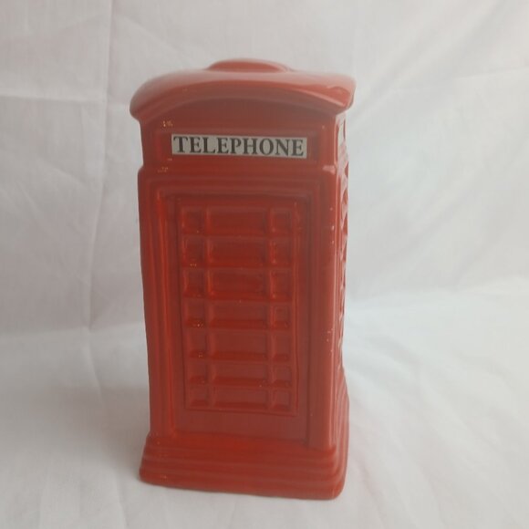 Churchill's Red Phone Booth Piggy Bank - Picture 1 of 3